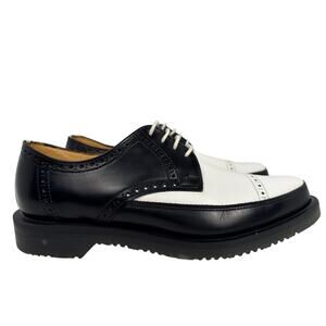 George Cox x Yohji Yamamoto Derby Shoe Womens Spectator Black White Made England